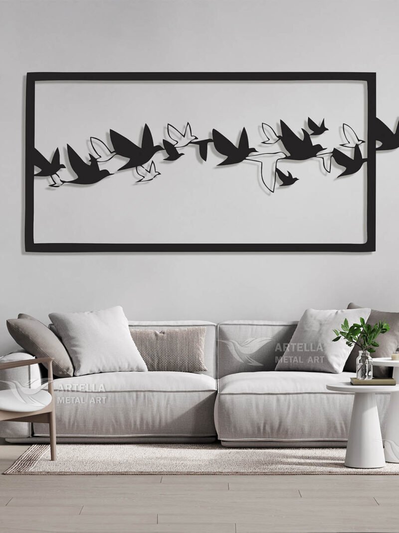 Birds on freedom - 100cm x 55cm